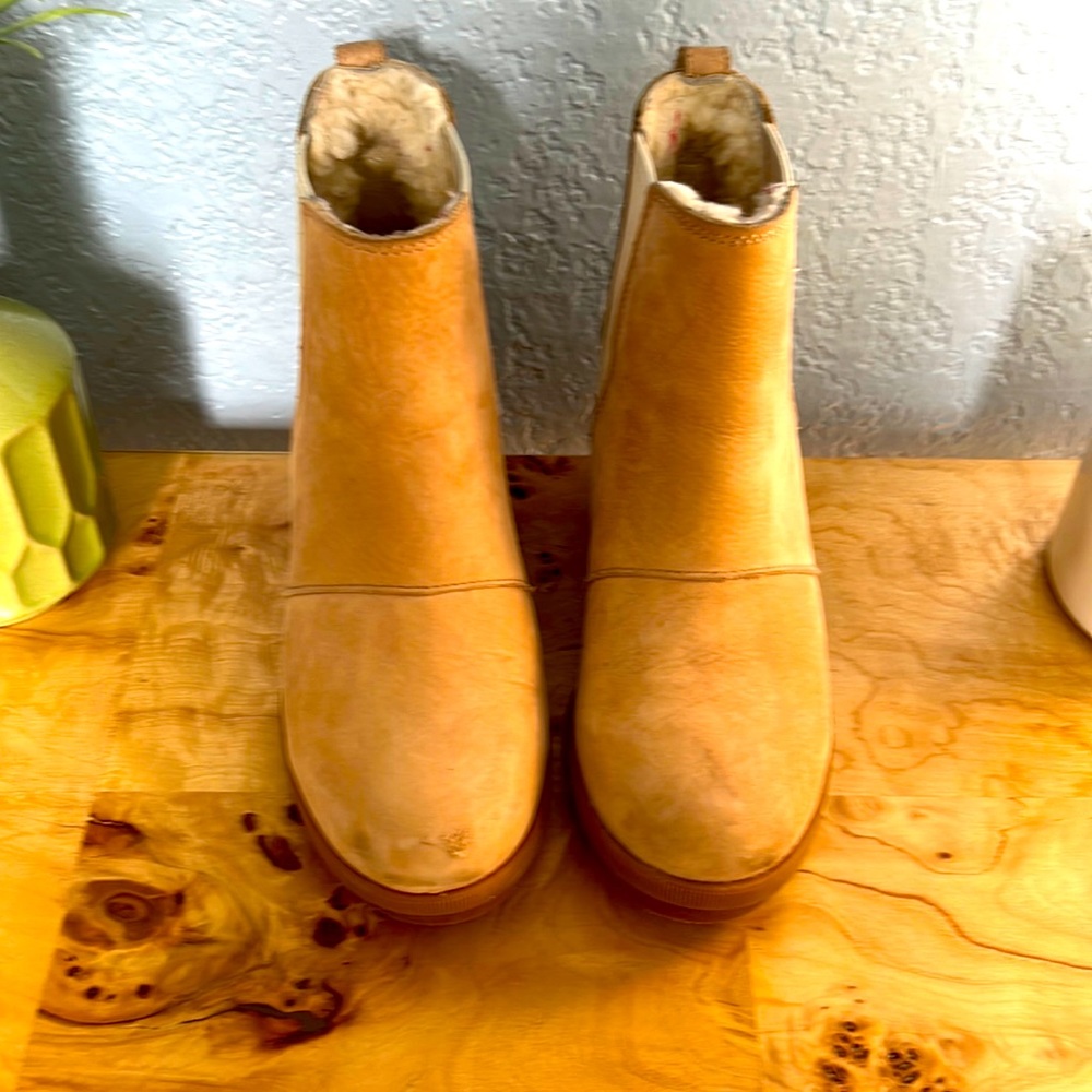 Sorel wedge booties